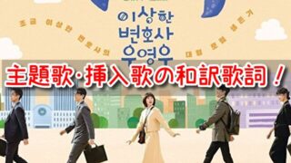 ウヨンウ OST 主題歌 挿入歌 歌詞 意味 切ない