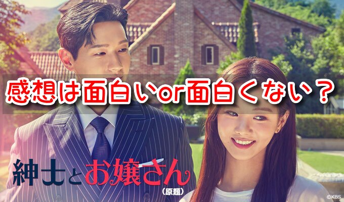 紳士とお嬢さん 感想